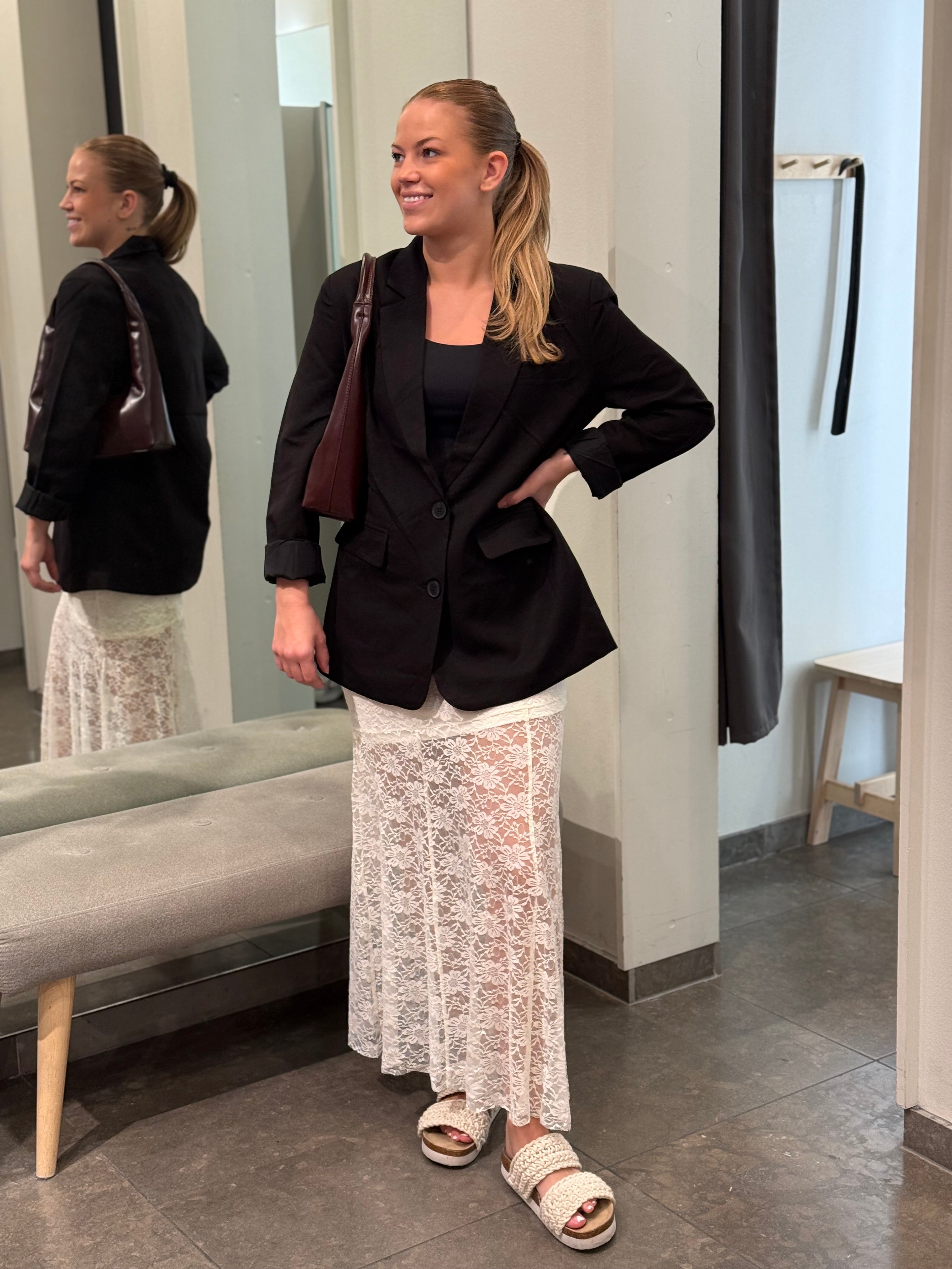 VMOLLIE Long Skirt - Antique White - VERO MODA & VILA Bergvik